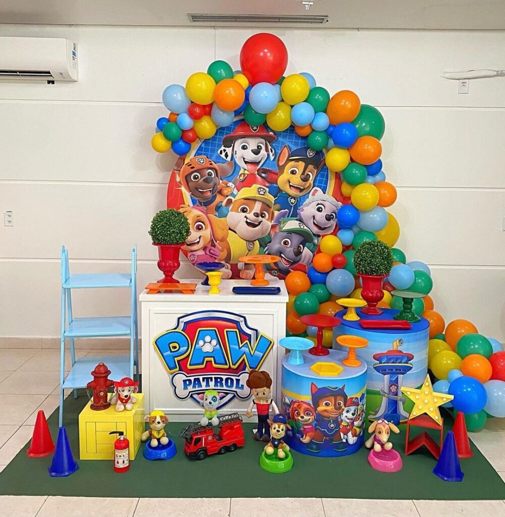 Decoracão Patrulha Canina PInterest